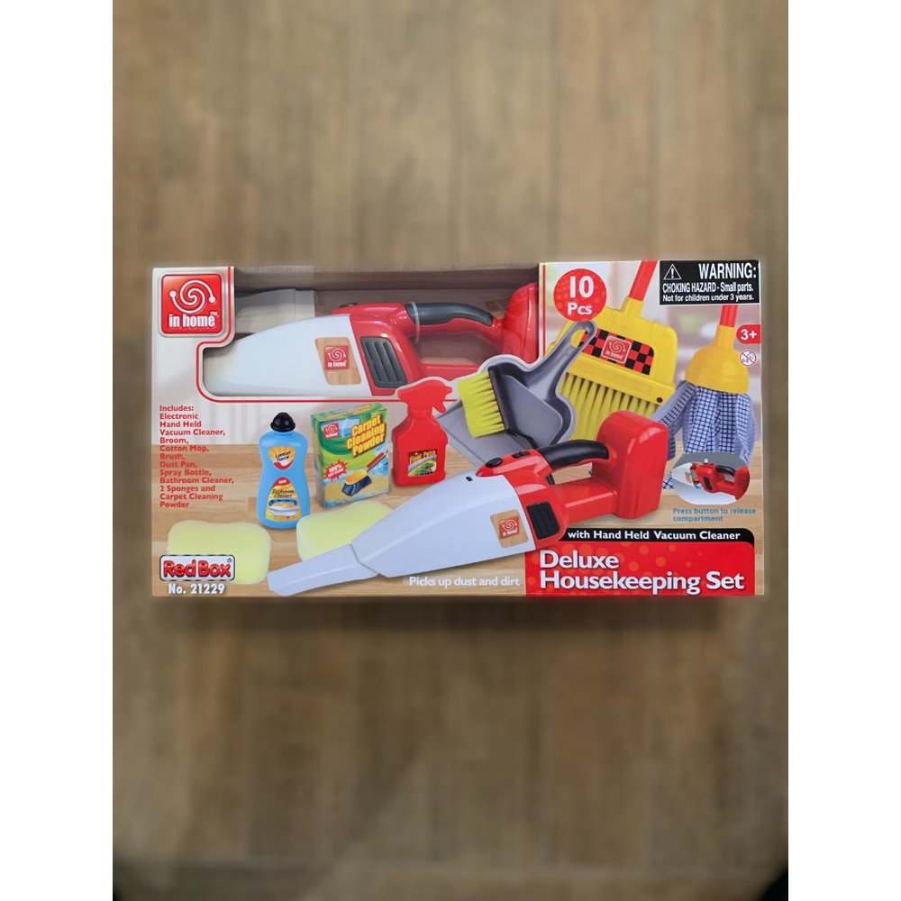 Deluxe Housekeeping Set 10 Pc Playset Ages 3+